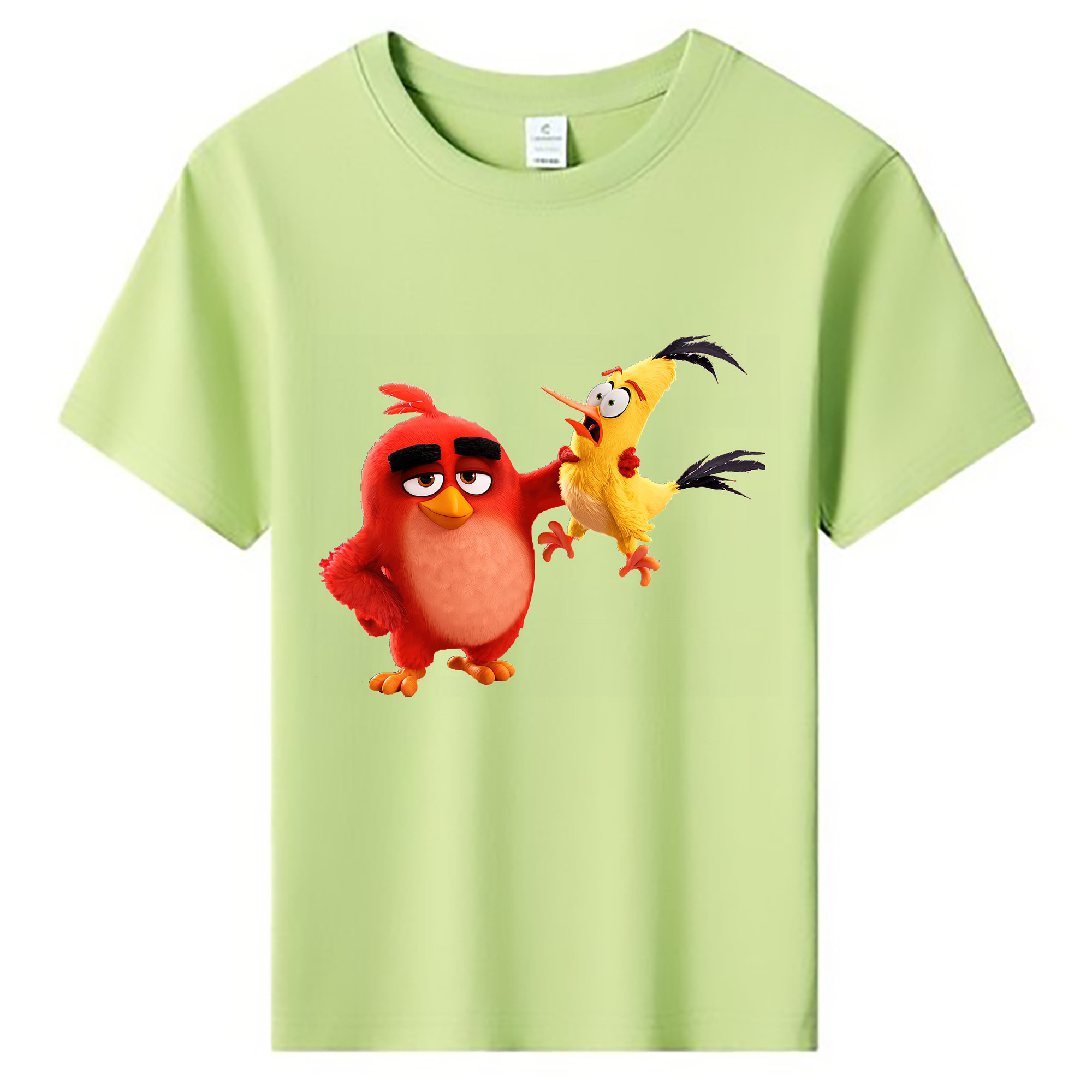 （画像用） Angry Birds アングリーバード 綿100％キッズTシャツ（フロントプリント）